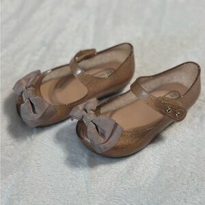 Mini Melissa UltraGirl Glitter Jelly Mary Jane shoes sz 6